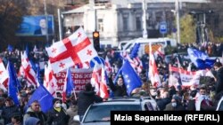 ოპოზიციის საპროტესტო აქცია, 19 ნოემბერი