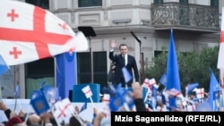 27 ოქტომბერი, "ქართული ოცნების" აქცია თავისუფლების მოედანზე
