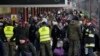 Граждане едут из Украины в Польшу