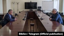 Анатолий Бибилов и Эдуард Кокойты