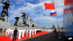 Расейска-кітайскія вайсковыя вучэньні, архіўнае фота