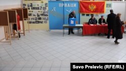 Biračko mjesto u Podgorici, ilustrativna fotografija 