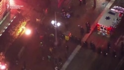 Unrest In Portland On Second Night Of Anti-Trump Protests