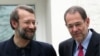 Iran's negotiator Ali Larijani and the EU's Javier Solana (Fars) 