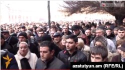 Բողոքի ակցիան Կառավարության շենքի առջև, Երևան, 27-ը հունվարի, 2015թ․