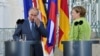 Канцлер Німеччини Анґела Меркель і президент Росії Володимир Путін. Німеччина, 18 серпня 2018 року