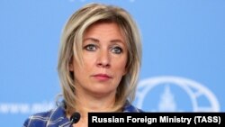 რუსეთის საგარეო საქმეთა სამინისტროს წარმომადგენელი მარია ზახაროვა.