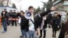 აგრარული უნივერსიტეტის სტუდენტების საპროტესტო დემონსტრაცია თბილისში 2013 წლის 11 მარტს.