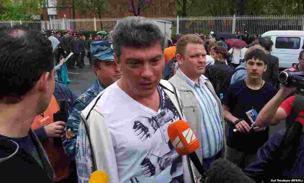 Борис Немцов &quot;Миллиондордун маршында&quot;
