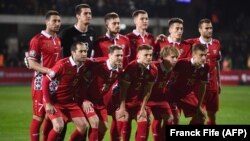 Echipa R.Moldova la meciul de calificare cu Franța pentru Euro 2020, Chisinau, 22 martie, 2019