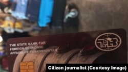 Türkmen bankynyň VISA karty
