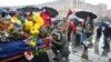Ukraine -- farewell ceremony with Mykola Mykytenko, a participant in the war in Donbass, Kyiv, 17 October 2020