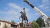 Поставувањето на споменикот на Филип Втори во Битола 