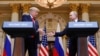 Дональд Трамп (ліворуч) і Володимир Путін у Гельсінкі, 16 липня 2018 року