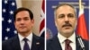 ԱՄՆ պետքարտուղար Մարկո Ռուբիո, Թուրքիայի արտգործնախարար Հաքան Ֆիդան, կոլաժ