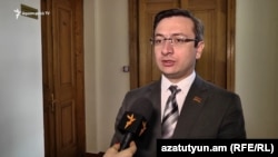 Секретарь оппозиционной парламентской фракции «Лусавор Айастан» Геворк Горгисян (архив)
