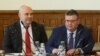 Главният прокурор Иван Гешев (вляво) и неговият предшественик Сотир Цацаров