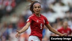 افغان - ډنمارکۍ فوټبالره، نادیه ندیم 