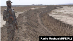 The border trench between Afghanistan and Pakistan.