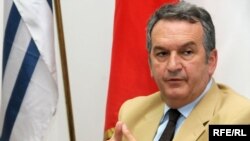 Gradonačlenik Podgorice Miomir Mugoša