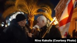 თემურ ქათამაძეს საპროტესტო აქციების არცერთი დღე არ გამოუტოვებია, ბათუმში.
