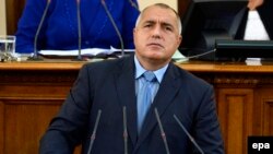 Premierul Boiko Borisov în Parlamentul de la Sofia