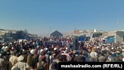 د ۲۰۲۱ز کال دفيبروری مياشت کې د شمالي وزيرستان اوسېدونکو د هدفي وژنو پرضد احتجاج وکړ. عکس-ارشېف