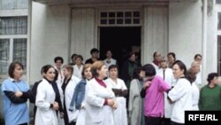ექიმების საპროტესტო აქცია ზუგდიდში, 2010 წელი