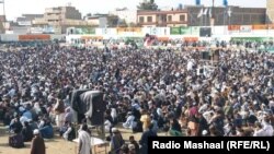 د پښتون تحفظ غورځنګ د کوټې د جلسې منظر