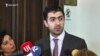 Armenia - Aram Orbelian, a lawyer for former President Robert Kocharian, talks to journalists, Yerevan, April 5, 2019.