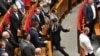 Президент Володимир Зеленський і депутати парламенту 8-го скликання у день його інавгурації 20 травня 2019 року