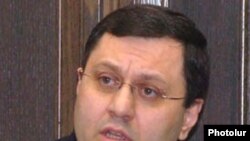 Armenia -- Economy Minister Nerses Yeritsian.